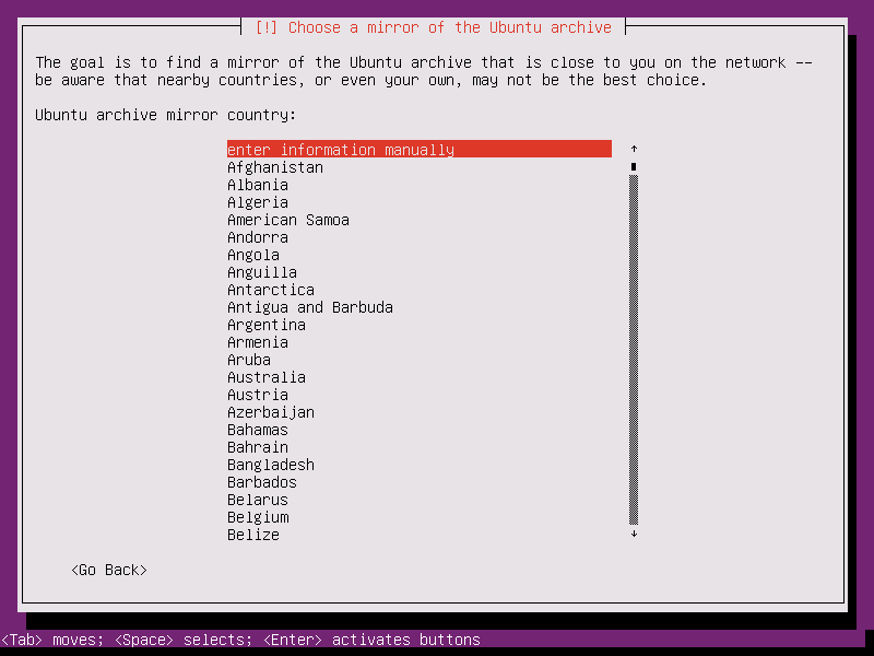Select-Ubuntu-Mirror-Archive