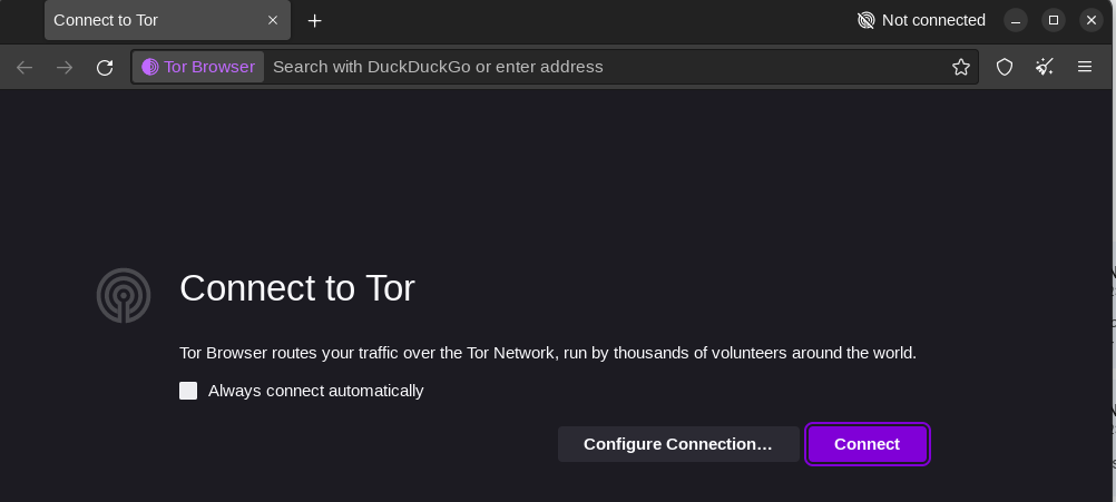 tor browser on desktop